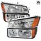 Spec-D Tuning 02-06 Chevrolet Avalanche 1500 Headlight And Bumper Light - Chrome 2LBLH-AVA02-RS - alternate 1